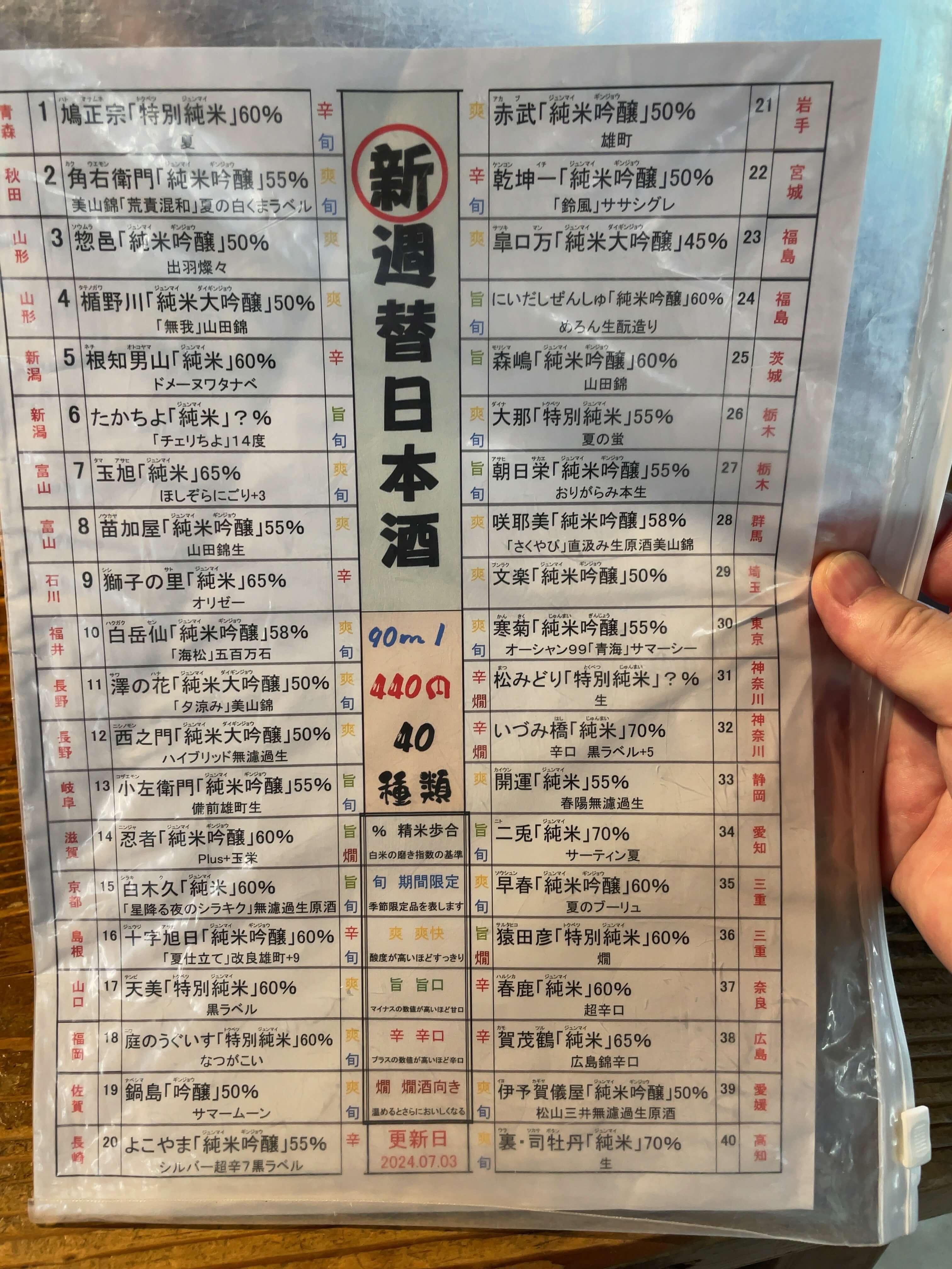 かぐら　menu